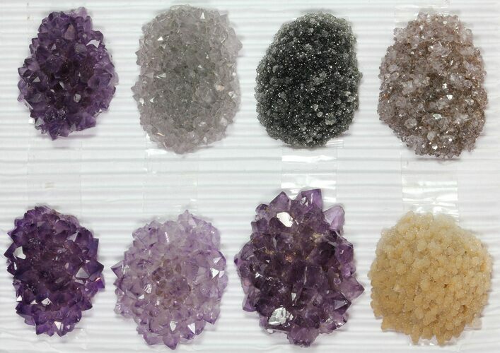 Lot: Amethyst & Quartz Rosettes - Pieces #82604